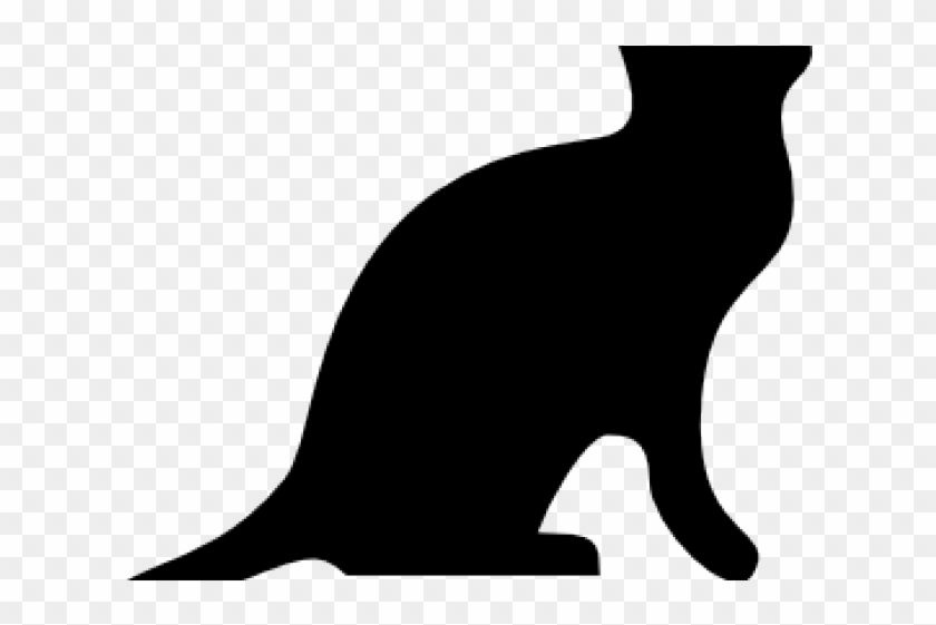 Shaow Clipart Cat - Silhouette #1409199