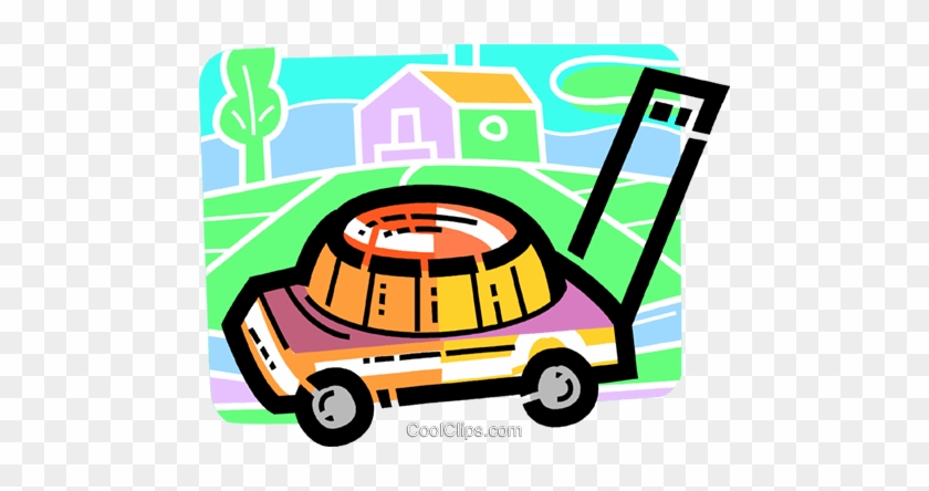 Lawnmowers Royalty Free Vector Clip Art Illustration - Lawnmowers Royalty Free Vector Clip Art Illustration #1409276