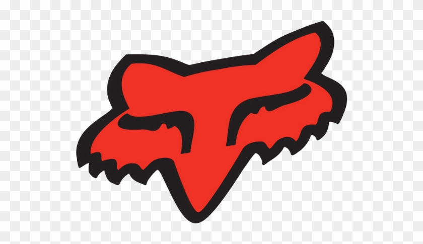 Red And Black For Men Fox Racing Sticker Racing Stickers, - Fox Racing Head #1410061