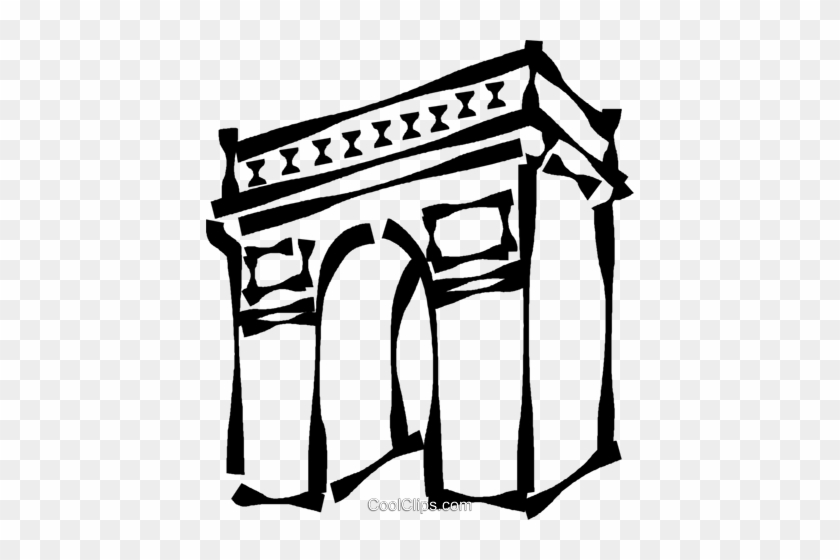 Monument Clipart Arc De Triomphe - Arc De Triomphe #1410216
