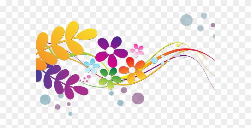 Bleed Area May Not Be Visible - Colorful Cut Paper Flowers Ferns An Shower Curtain #1410503