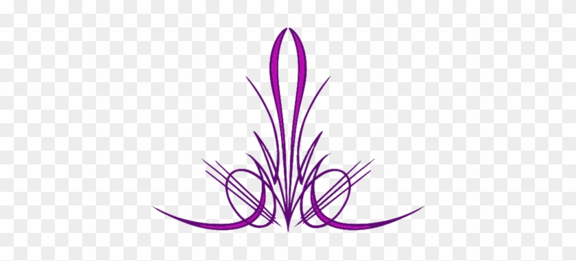 Fuschia Purple Pinstripe Psd - Pinstripe Transparent #1410581