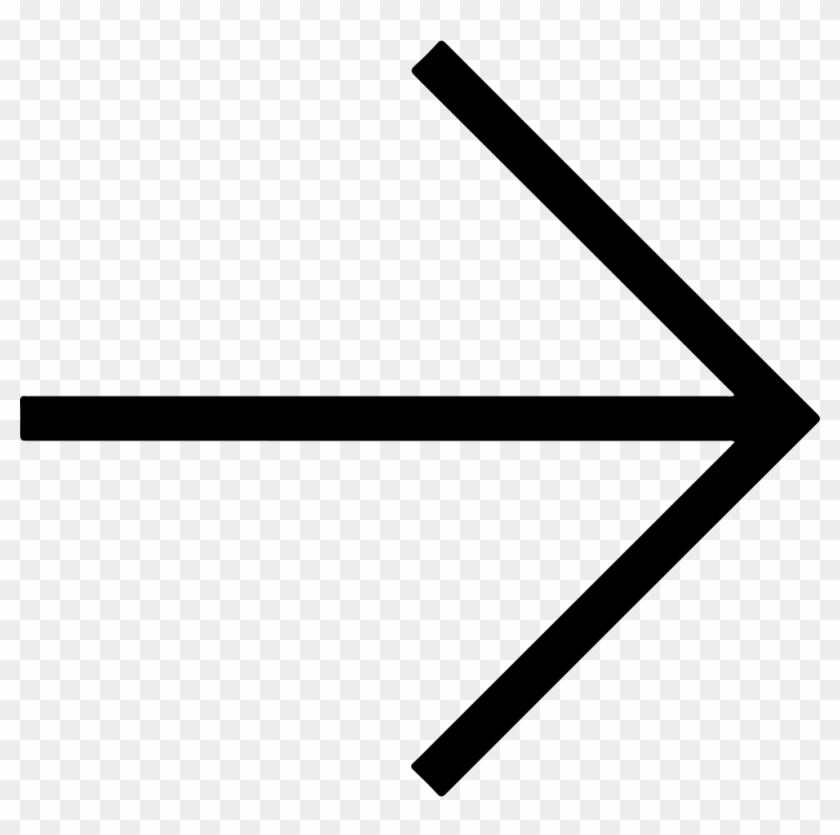 Arrow Svg Png Icon Free Download Onlinewebfonts - Стрелка Тонкая #1410811
