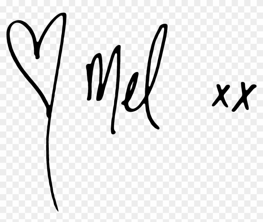 Love, Mel Xx - Calligraphy #1410827