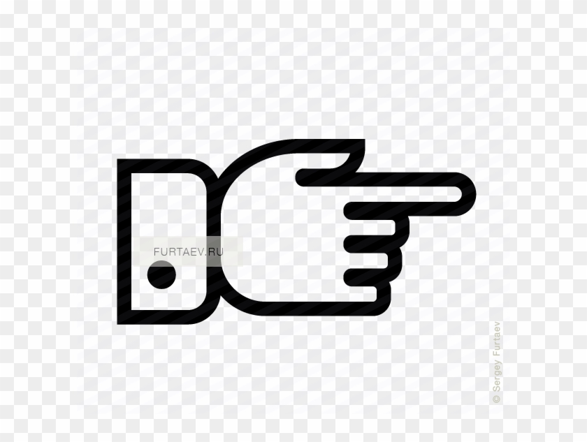 Download Small Pointing Finger Clipart Index Finger - Index Finger Icon In Png #1410952