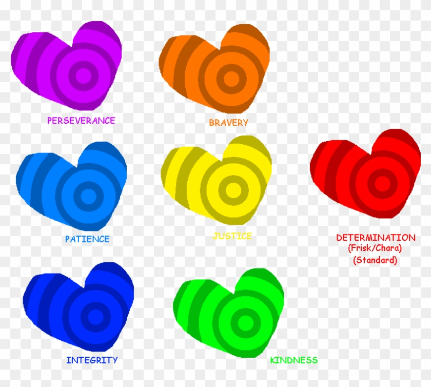 Drugtale Soul Colors By - Soul Undertale Hearts Colors #1411204