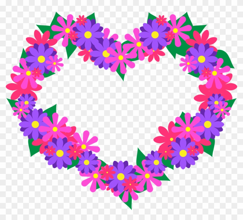 Flower Heart Pink - Anyák Napi #1411509