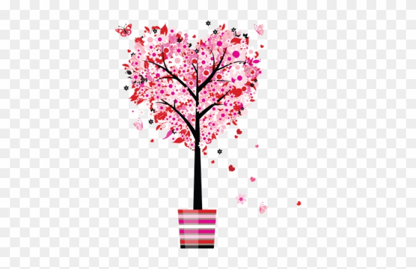 Mother S Day Png Mothers Day Tree Love Heart Flowers - Mothers Day Png Transparent #1411520