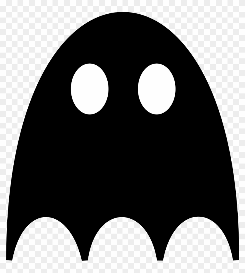 File - Littleghost Black - Svg - Ghost Black #219190