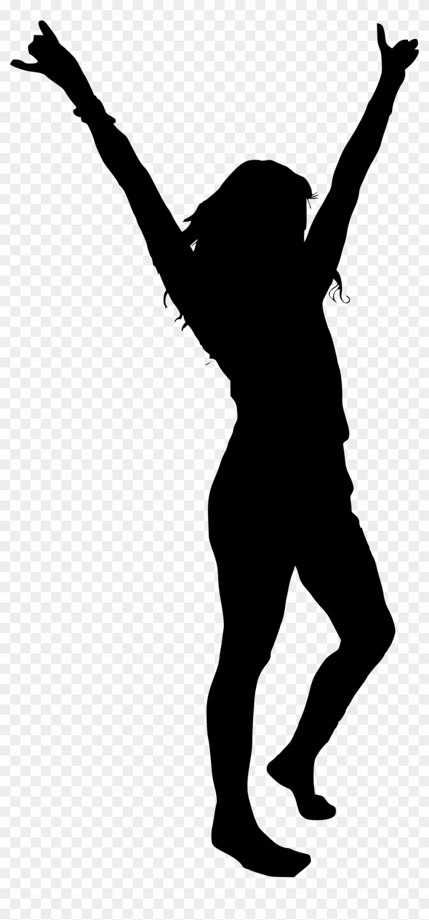 Hands Up Silhouette - Silhouette #219639