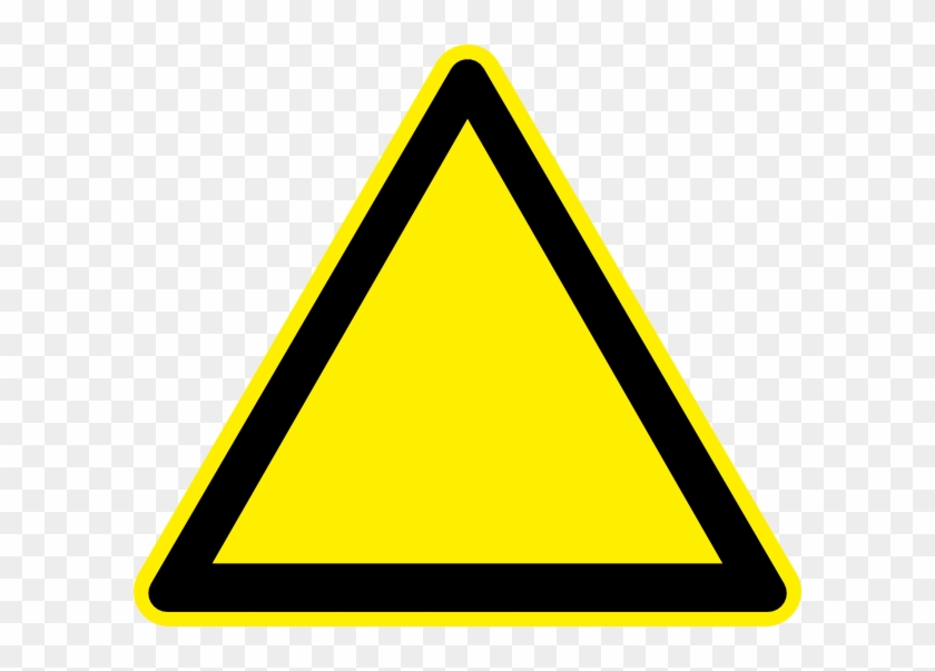 8959 Blank Warning Sign Clip Art Public Domain Vectors - Blank Yellow Warning Sign #220111