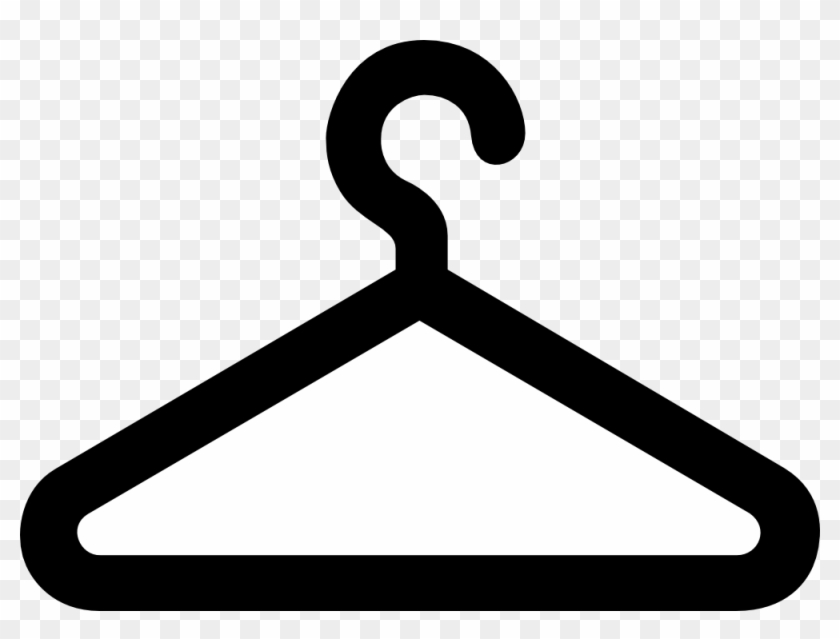 Coat Check Symbol Clip Art - Coat Hanger Clipart #220289