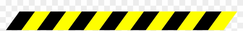 Border, Warning, Hazard, Stripes, Caution, Black - Transparent Background Caution Tape #220510