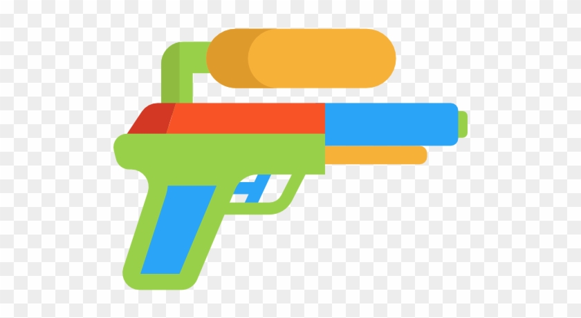 Water Gun Free Icon - Water Gun Vector Png #221072