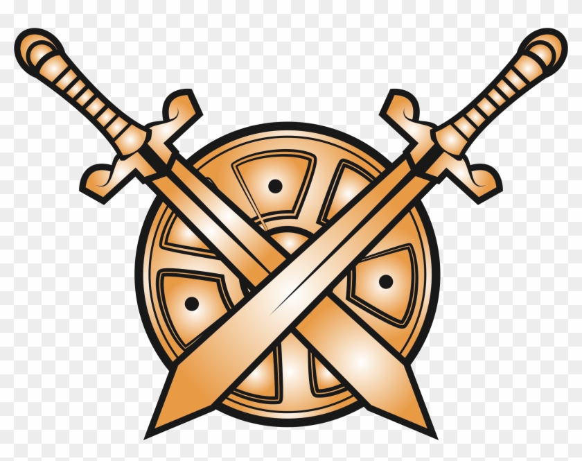 Big Image - Shield And Sword Png #222134