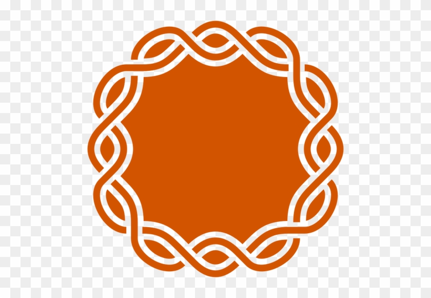 Knotted Frame In Color Vector Clip Art Public Domain - Clip Art #222199