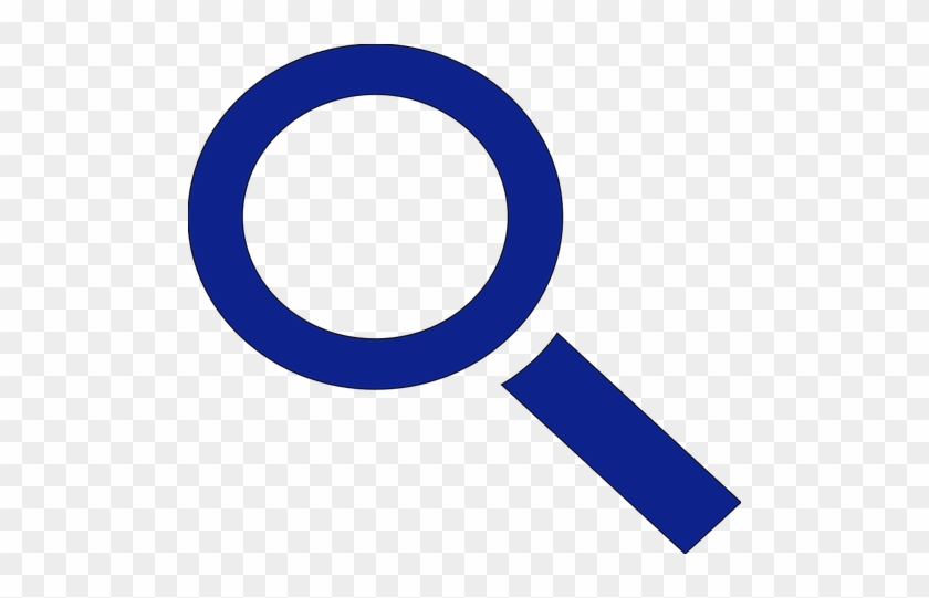 Magnifying Glass Pc Icon Vector Clip Art Public Domain - Magnifying Glass Clipart Blue #222202