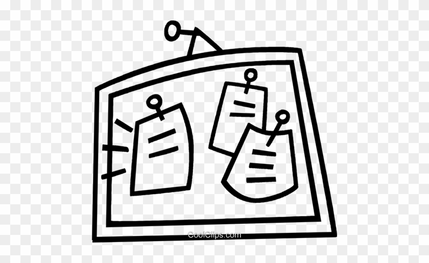 Download Notice Board Black And White Clipart Bulletin - Notice Board Drawing #1412171