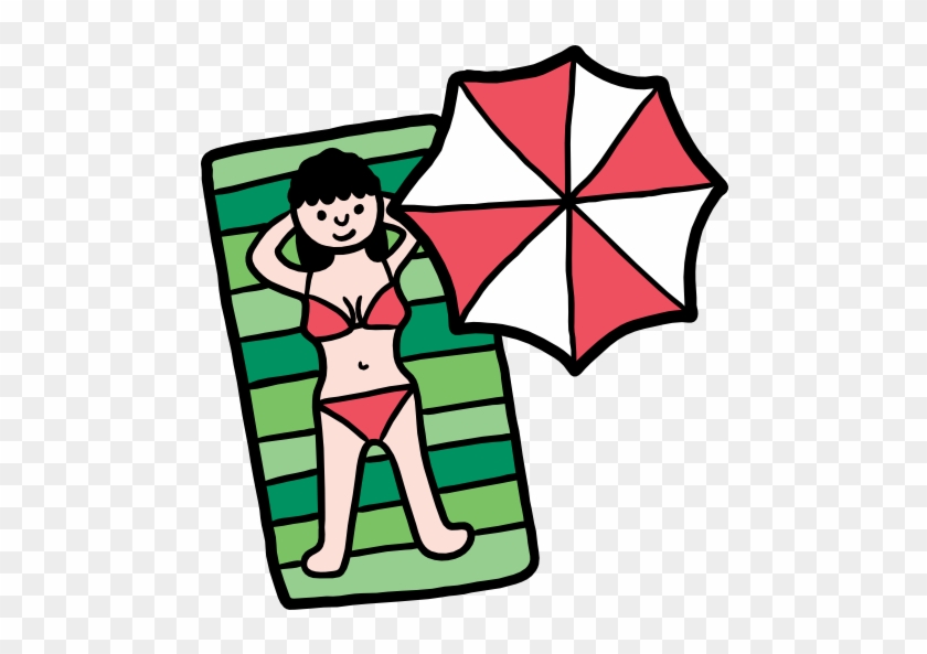 Sunbathing Free Icon - Sun Tanning #1412250