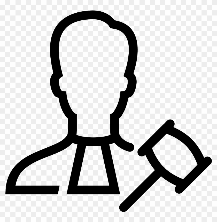 Judge Clipart Judge Mallet Drawing At Getdrawings Com - Procurador Icone #1412256