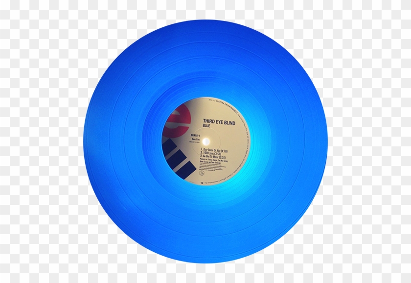 Blue Vinyl Record Png - Transparent Blue Vinyl Record #1412327