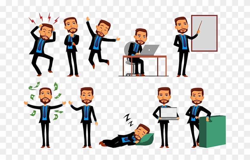 Mascot Animate Save On - Animated African Business Man #1413593