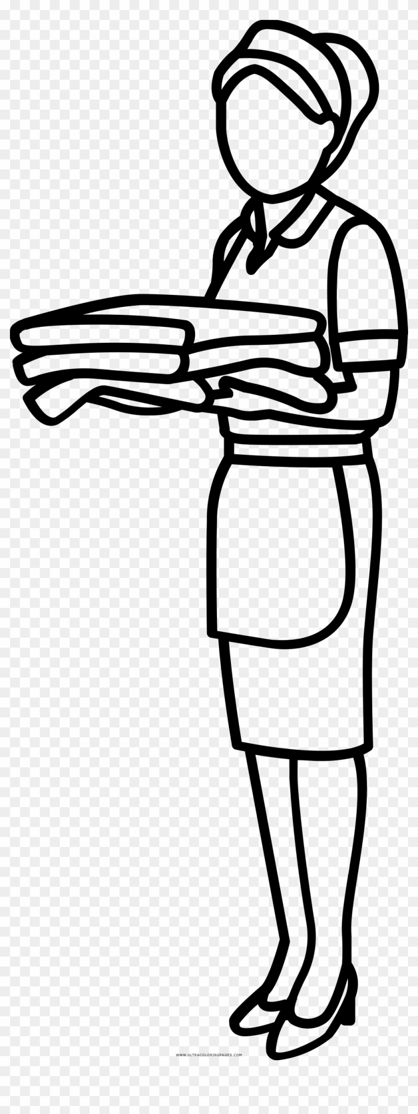 Maid Coloring Page Ultra Coloring Pages - Desenho De Uma Empregada #1413765