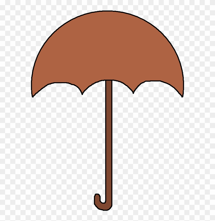 Clipart Umbrella Brown - Brown Umbrella Clipart #1413821
