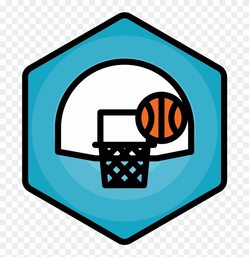 Get Some 3 On 3 Basketball, Touch Football Or Roller - Clip Art #1414049