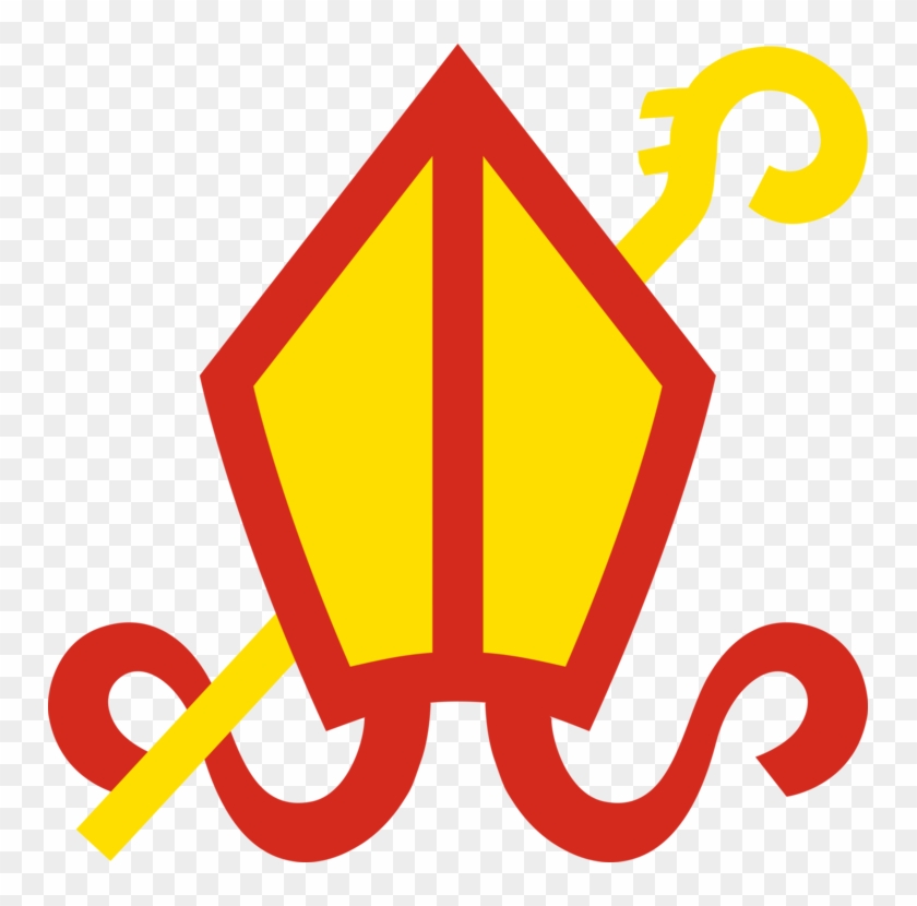 Mitre Bishop Of Crediton Pope Crosier - Bishop Clip Art #1414087