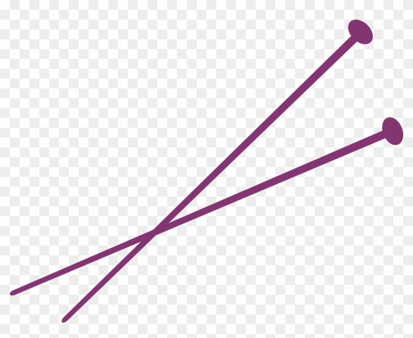 Clip Art Freeuse Stock Needles - Knitting Needles Png #1414102