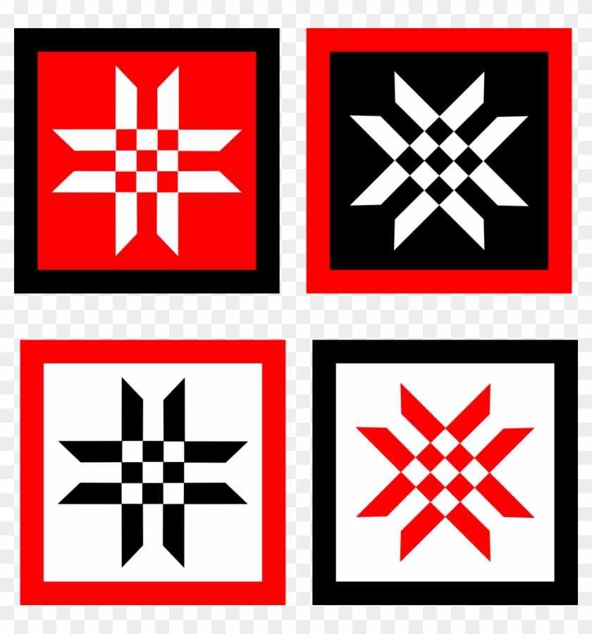 Here's Is An Option Using The Design As A Corner Or - Cross #1414692