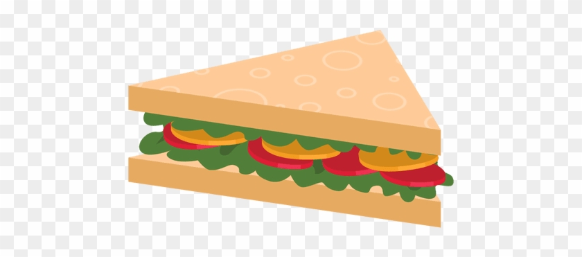 Triangle Clipart Triagle - Sandwich Png #1414921