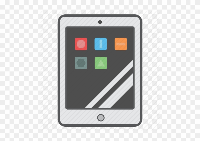 Clipart Free Flattech By Jeff Delaney Apple Tablet - Clip Art #1415203
