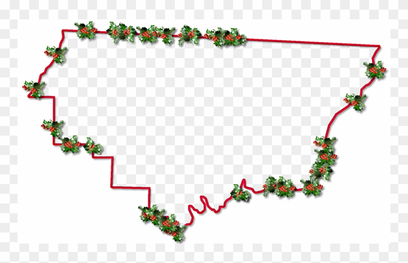 A Map Of Gadsden With A Red Outline, Inner Drop Shadow, - Gadsden #1415698