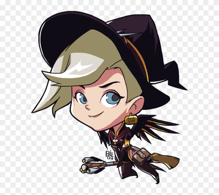 Clip Art Royalty Free Library Witch Alternate Spray - Overwatch Mercy Cute Spray #1415706