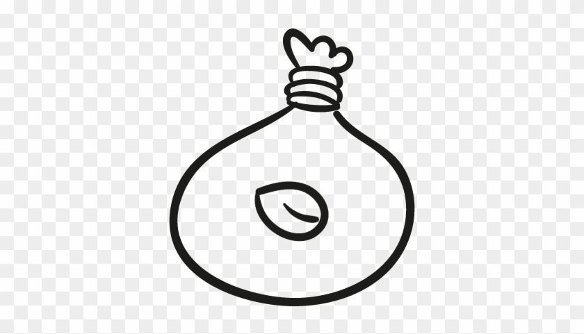 Seed Bag Vector - Bag Of Seeds Drawing #1416494