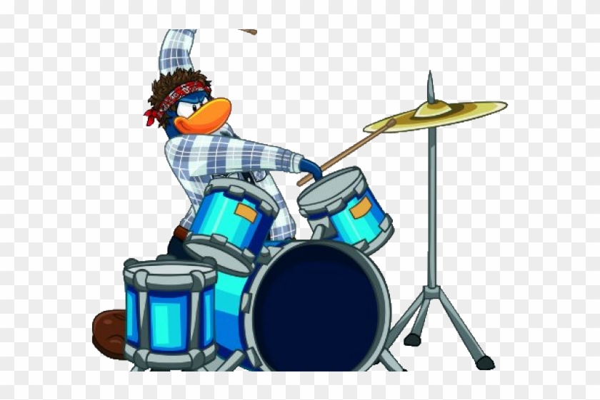 Drum Clipart Club Penguin - Club Penguin G Billy #1416844