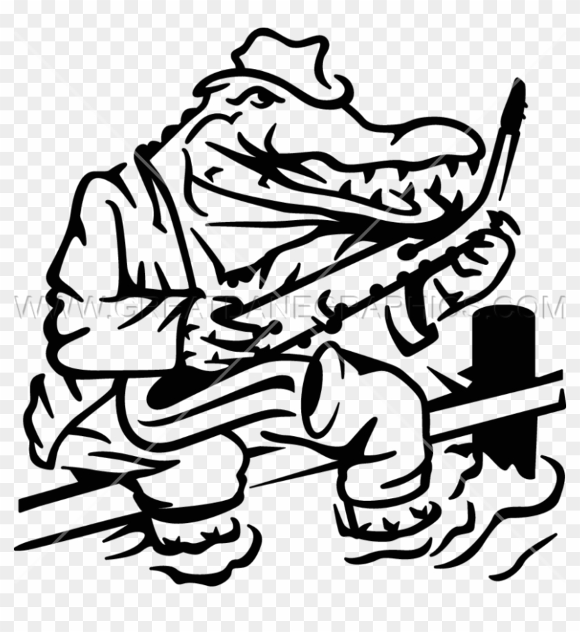 Gator Production Ready Artwork For T Shirt - Gator Production Ready Artwork For T Shirt #1416853