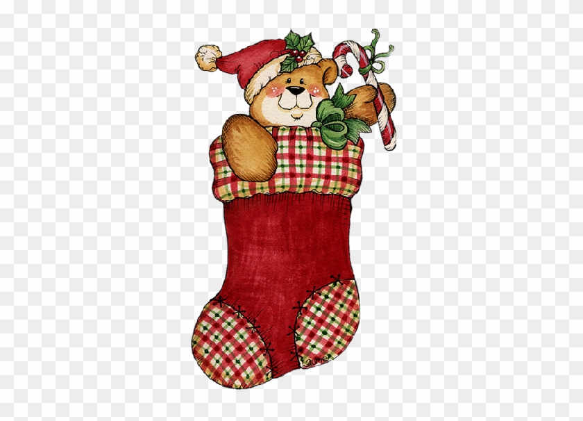 Tube De Noel Christmas Time, Christmas Stockings, Christmas - Christmas Stocking Clipart Png #1416974