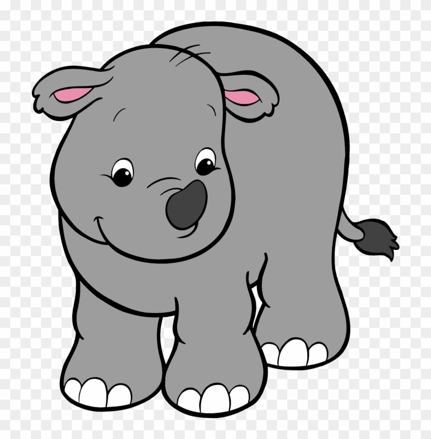 16a Clips, Rhinos, Zebras, Sheep, Clip Art, Rhinoceros, - Drawing #1417101