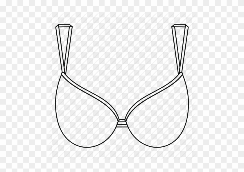 Vector Stock Bra Vector Outline - Lingerie Outline #1417427