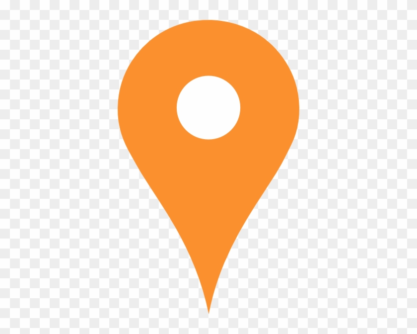 Light Pin Clip Art At Clker Com - Orange Map Pin Png #1417586