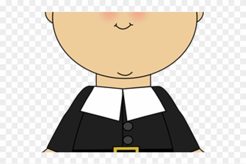 Pilgrim Clipart Transparent - Cartoon Pilgrim And Indian #1417606