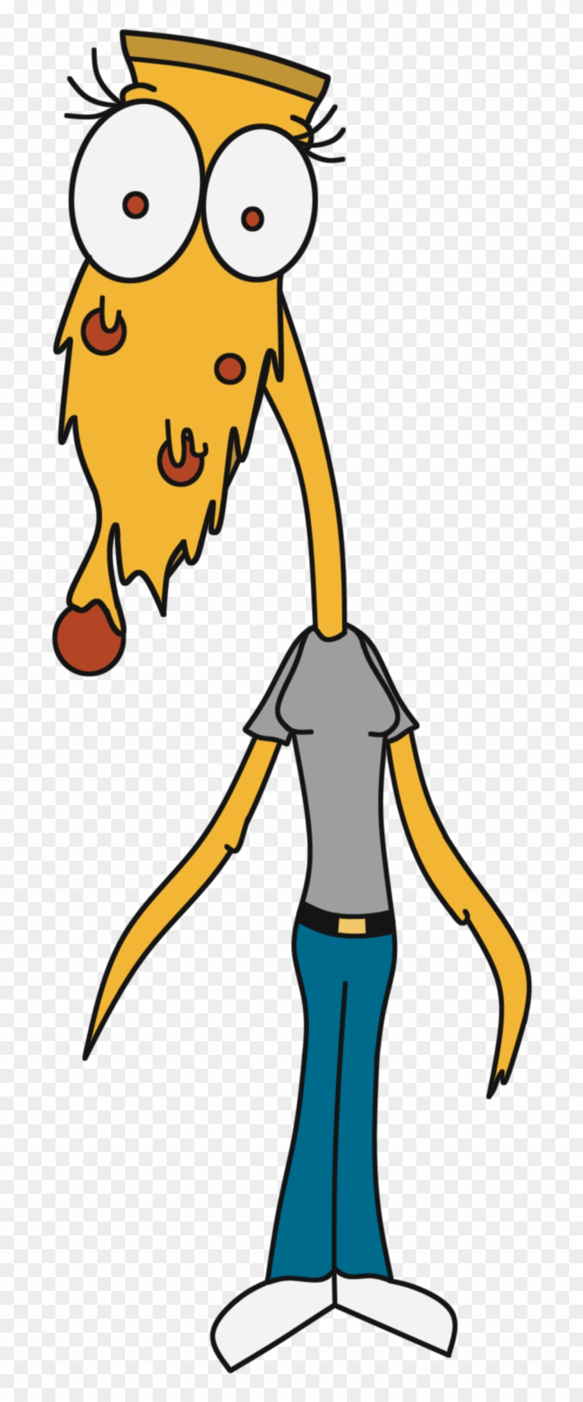 Lisa Is A Woman With A Pizza Slice For A Head And A - Lisa Is A Woman With A Pizza Slice For A Head And A #1418257