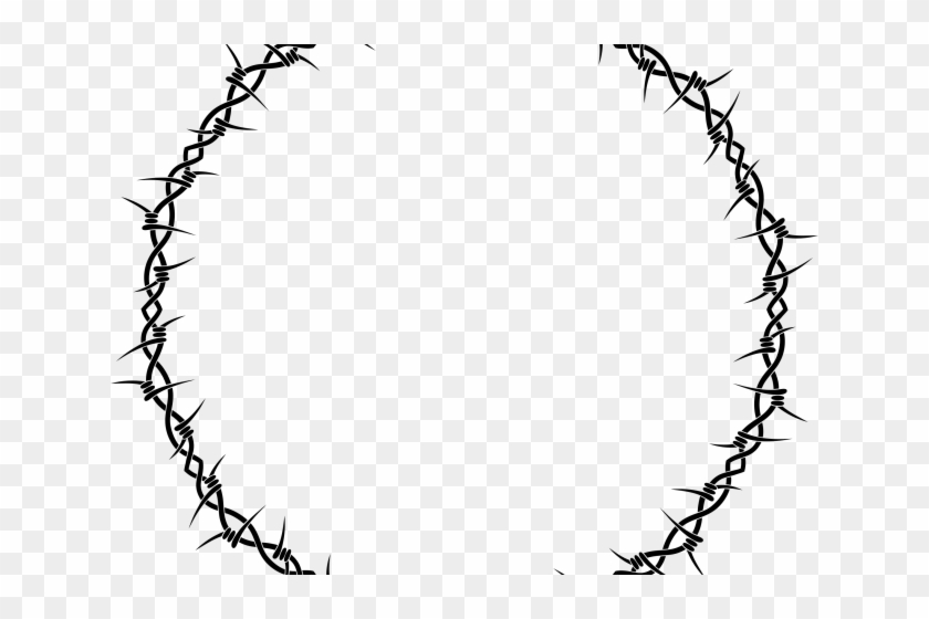 Barbed Wire Clipart Clip Art - Barbed Wire Draw Png #1419392
