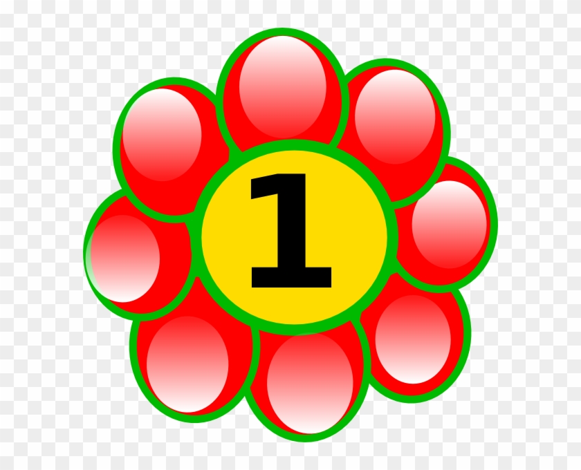 This Free Clip Arts Design Of Counting Flower - This Free Clip Arts Design Of Counting Flower #1419608