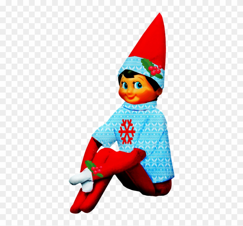 The Elf Has It's Own Ice Cream But Not Too Complimentary - Elf On A Shelf Png #1419684