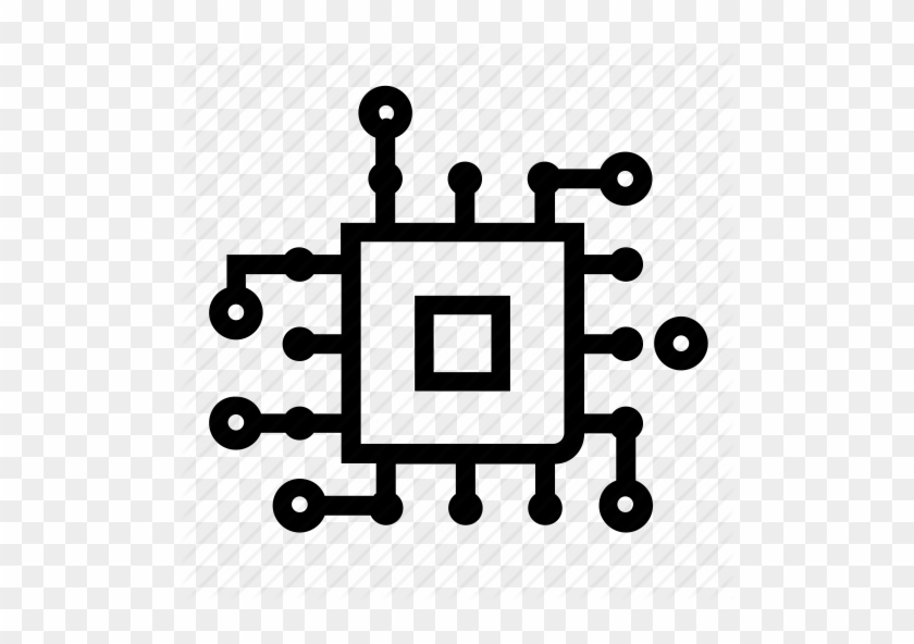 Tech Icon Clipart Computer Icons Clip Art - Technology Icon White Png #1419689