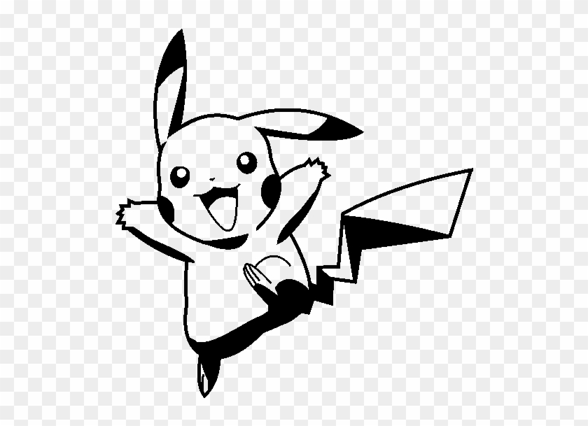 Pumpkin Stencil, Pumpkin Carving, Wood Carving, Pikachu, - Pikachu Black And White Png #1419816